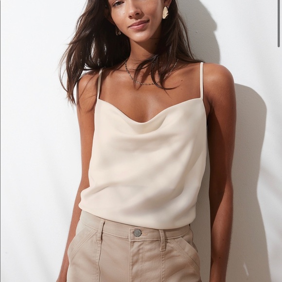 Banana Republic Tops - NWT banana republic satin cowl neck tank